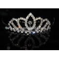 Großhandel Krone Tiara Kamm Kristall Rhinestone Tira